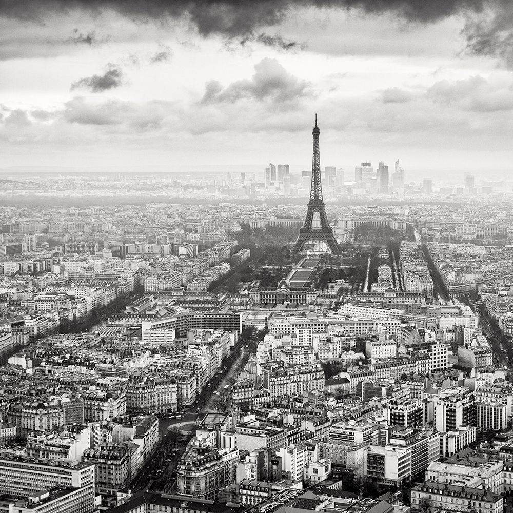 La Tour Eiffel et La Defense art print by Wilco Dragt for $57.95 CAD