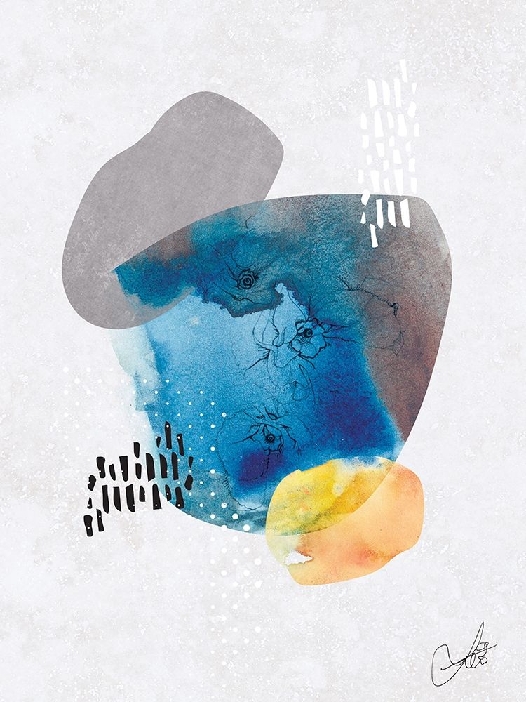 Indigo Blossom No. 1 art print by Louis Duncan-He for $57.95 CAD