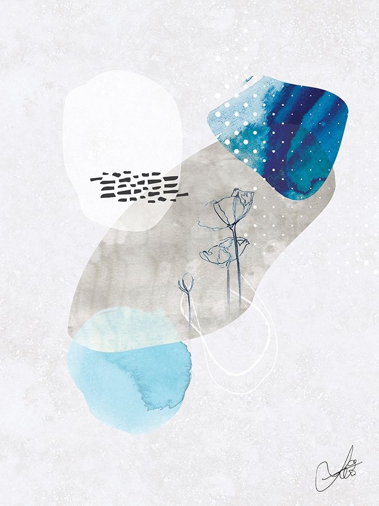 Indigo Blossom No. 2 art print by Louis Duncan-He for $57.95 CAD