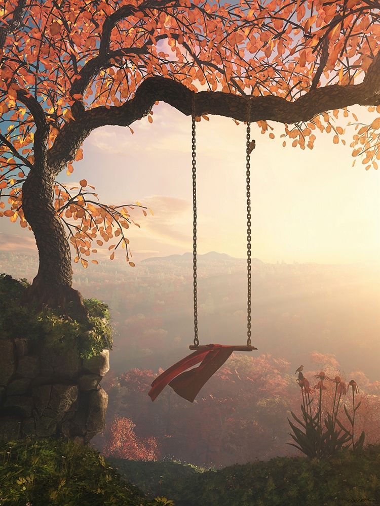 Tree Swing art print by Cynthia Decker for $57.95 CAD
