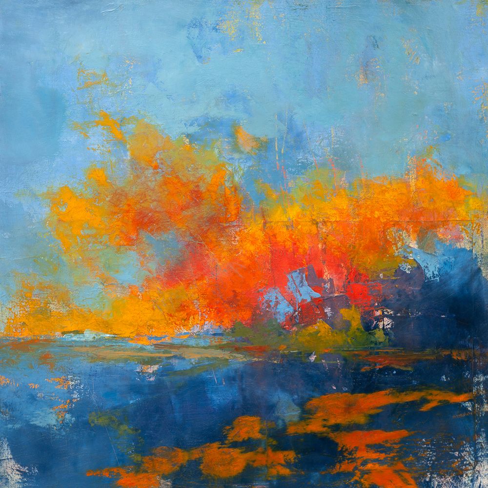 Blue on Blue art print by Patrick Dennis for $57.95 CAD