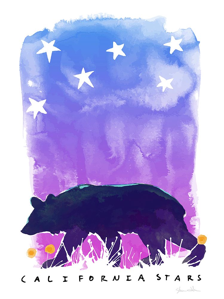 California Stars art print by Shane Donahue for $57.95 CAD
