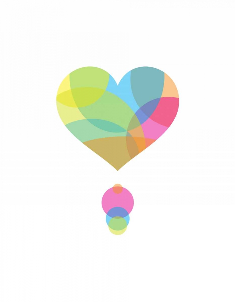 Colors of a Heart art print by Volkan Dalyan for $57.95 CAD