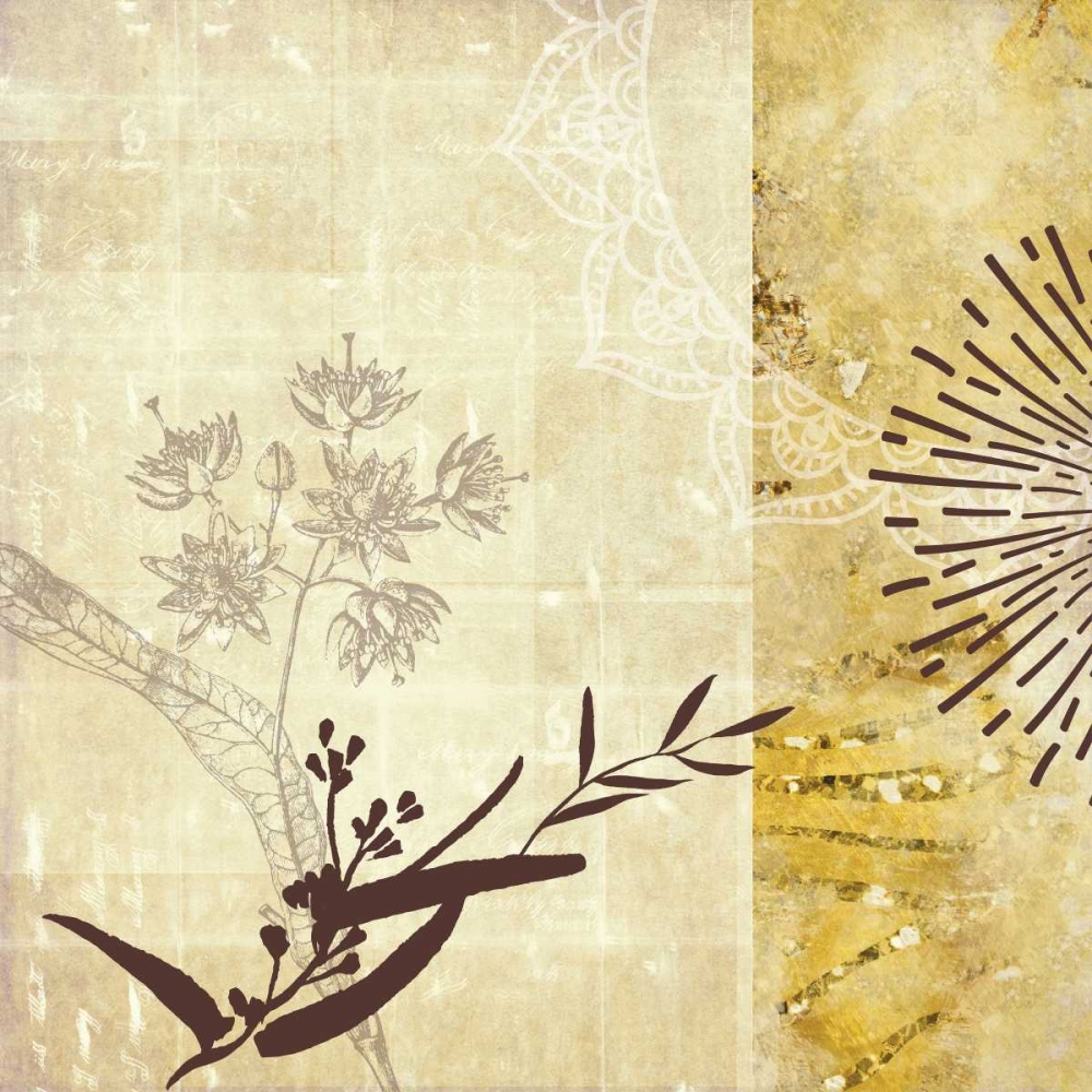 Golden Henna Breeze 1 art print by Louis Duncan-He for $57.95 CAD