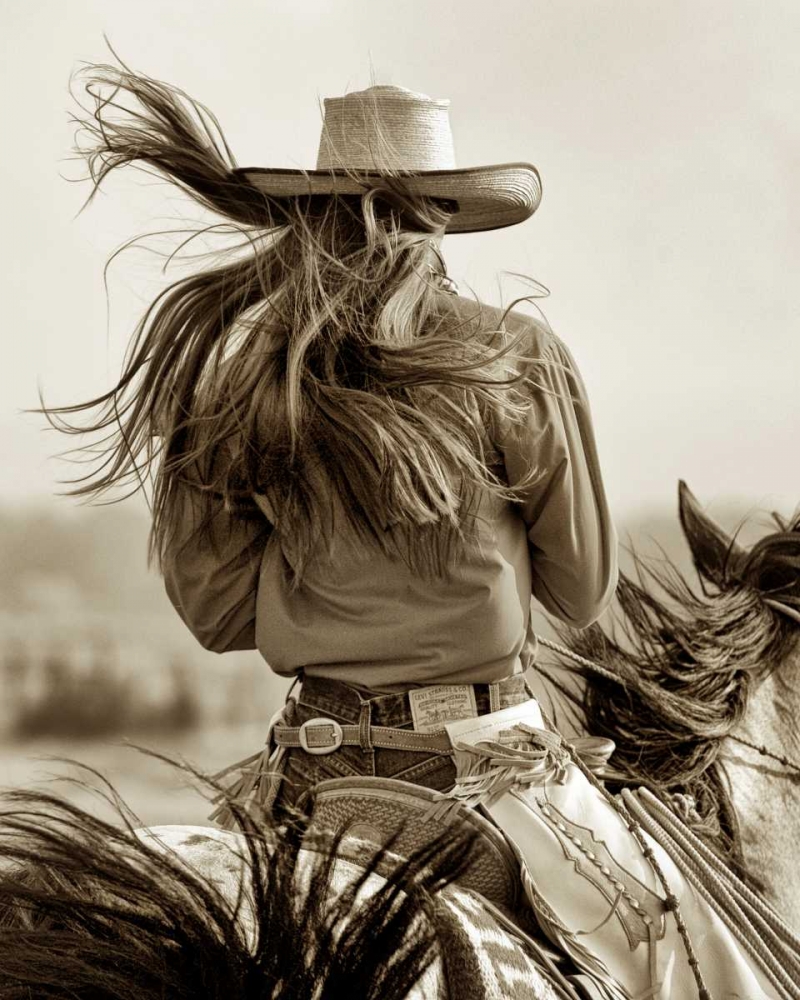 Cowgirl art print by Lisa Dearing for $57.95 CAD