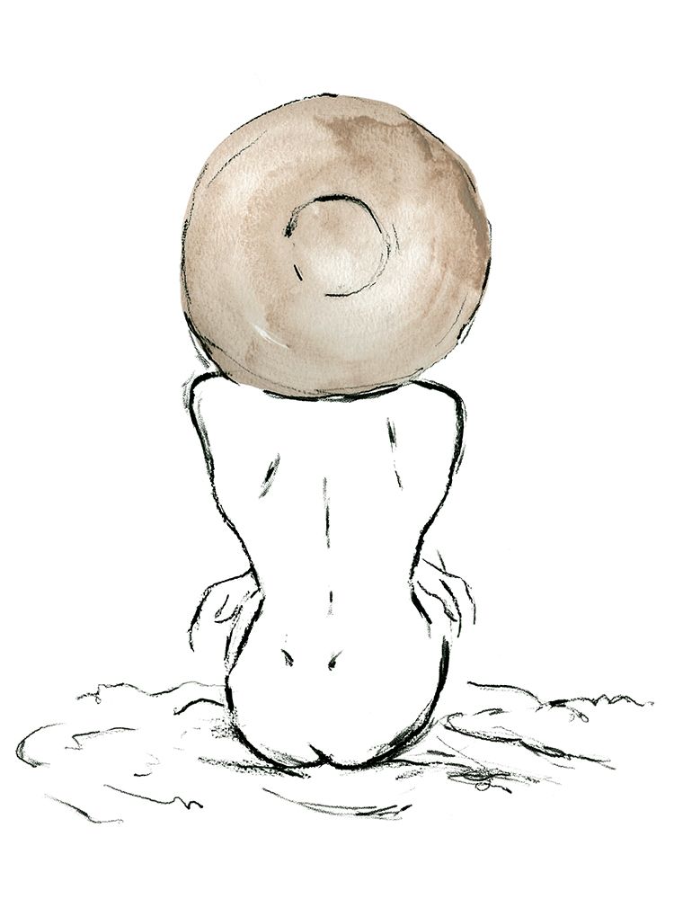 Girl with Hat art print by Chloe Elliott for $57.95 CAD
