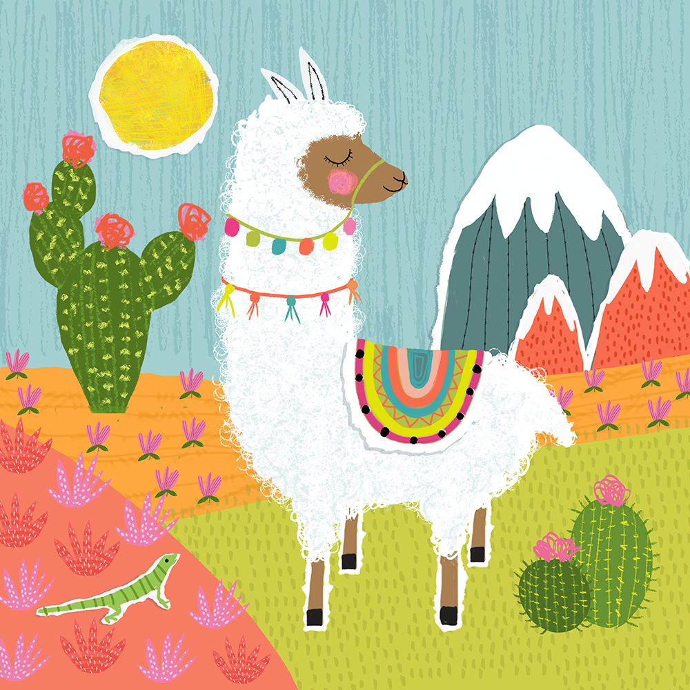 Lovable Llama art print by Tina Finn for $57.95 CAD