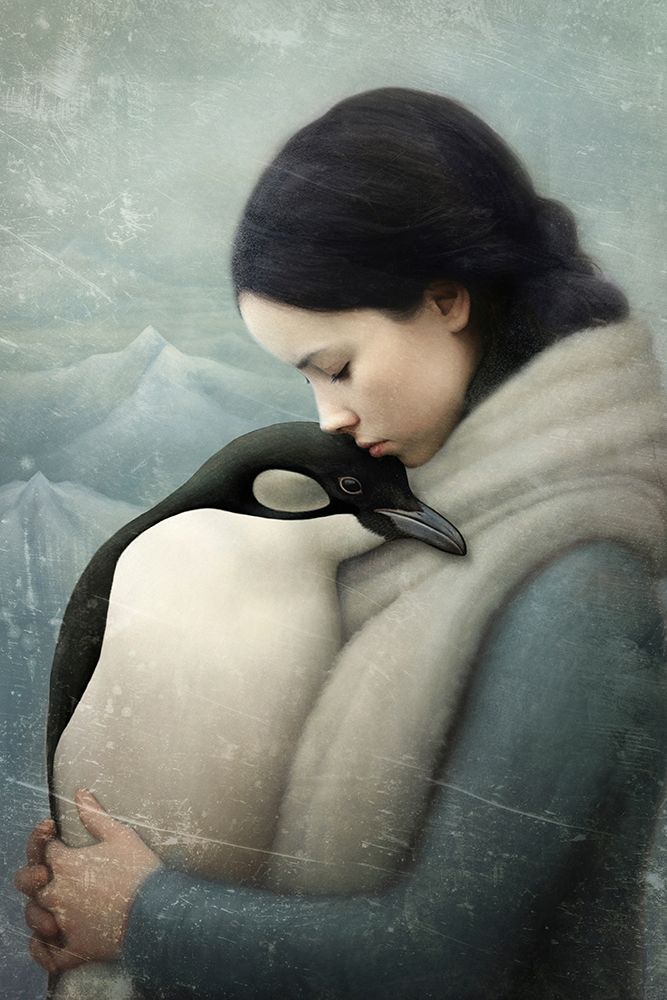 You are Safe - Penguin art print by Paula Belle Flores for $57.95 CAD