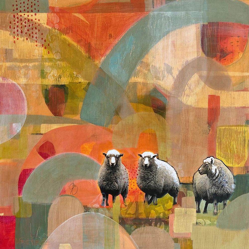 Counting In My Sheep art print by Dianna Fritzler for $57.95 CAD