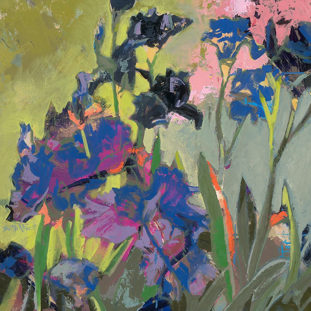 Purple Irises art print by Beth A. Forst for $57.95 CAD