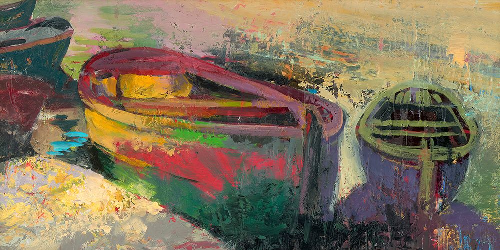 Rowboats 2 art print by Beth A. Forst for $57.95 CAD