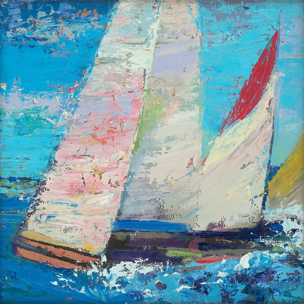 Sailboats 1 art print by Beth A. Forst for $57.95 CAD