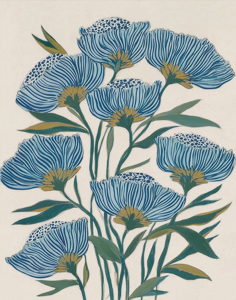 Indigo Block Study II art print by Paula Freeman for $57.95 CAD
