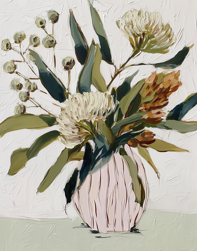 Ocher Floral Atelier art print by Paula Freeman for $57.95 CAD