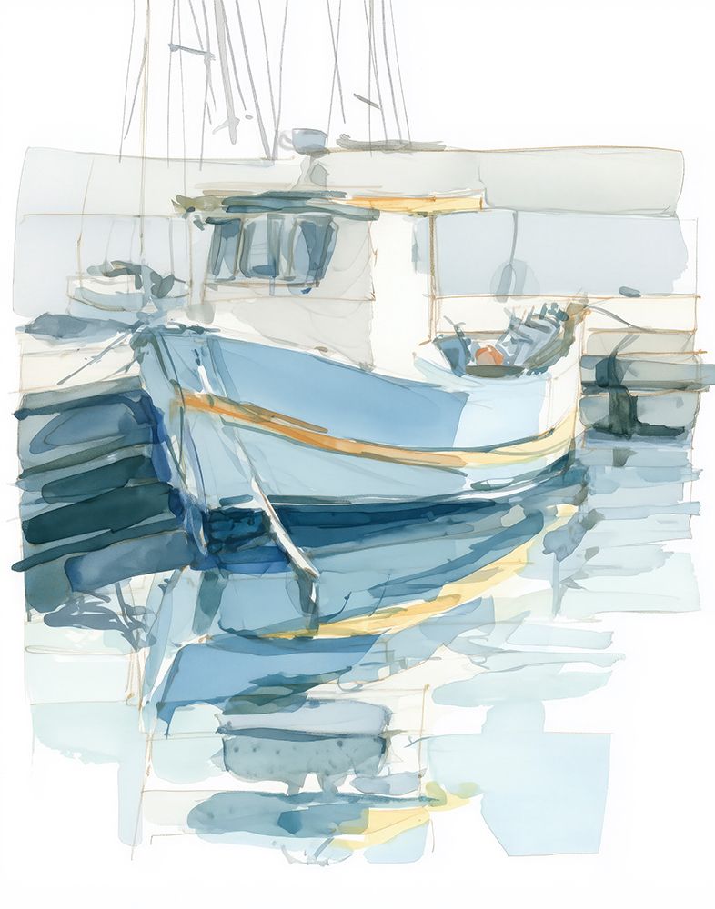 Working Boats I art print by Paula Freeman for $57.95 CAD