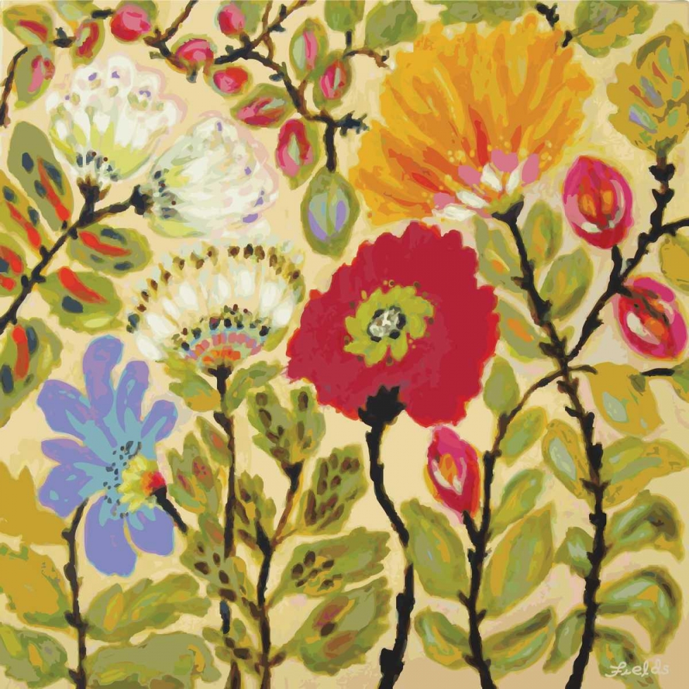 Autumn Fresh Garden art print by Karen Fields for $57.95 CAD