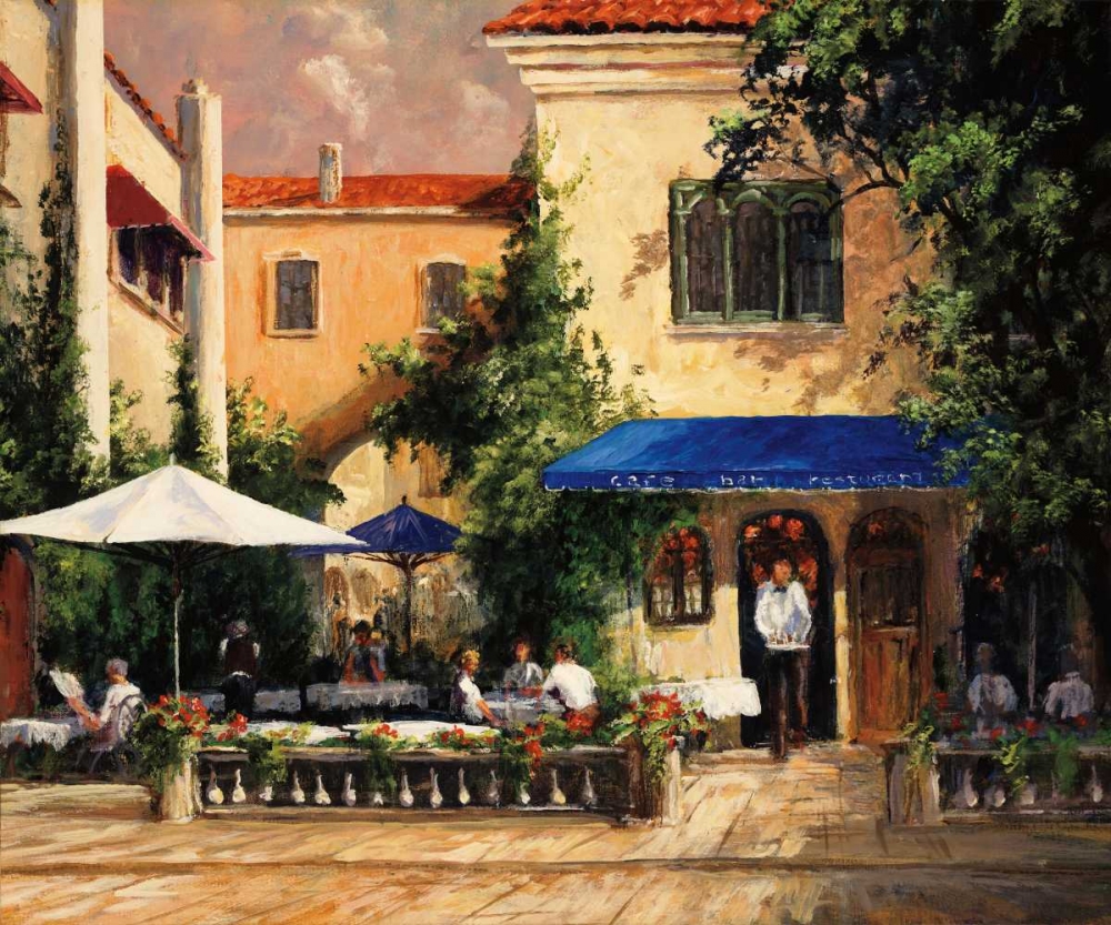 Cafe Bar art print by Art Fronckowiak for $57.95 CAD
