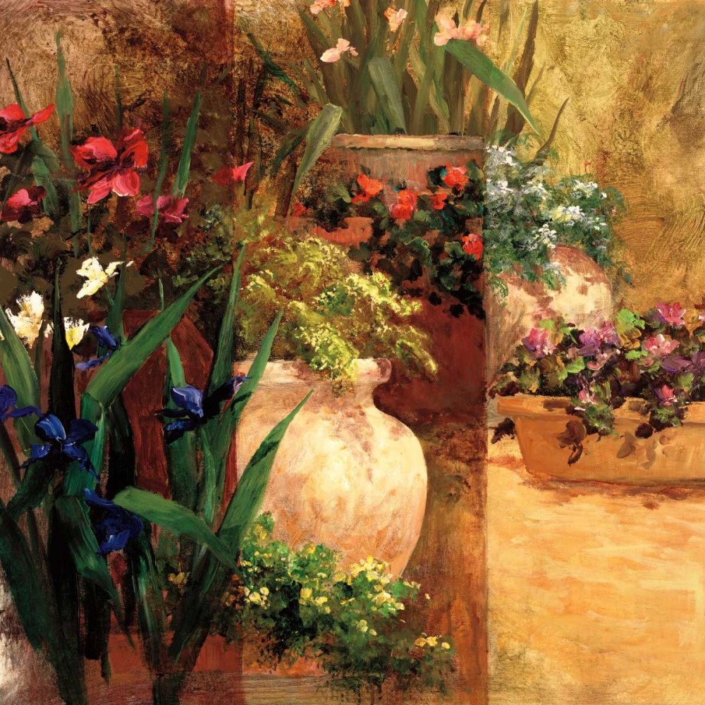 Flower Pots Right art print by Art Fronckowiak for $57.95 CAD