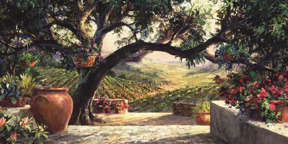 Napa Patio art print by Art Fronckowiak for $57.95 CAD