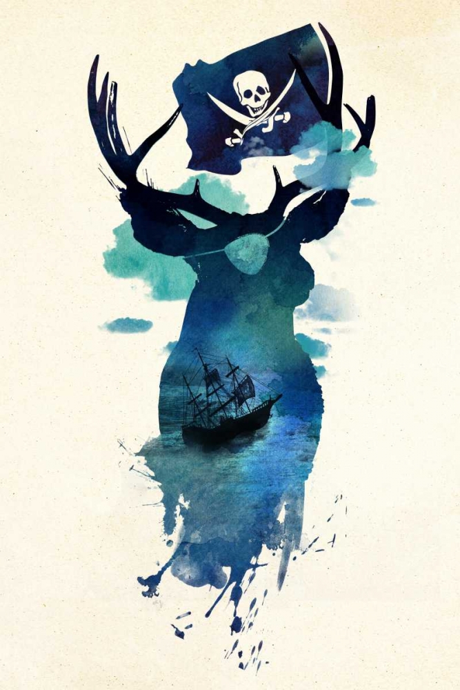 Captain Hook art print by Robert Farkas for $57.95 CAD