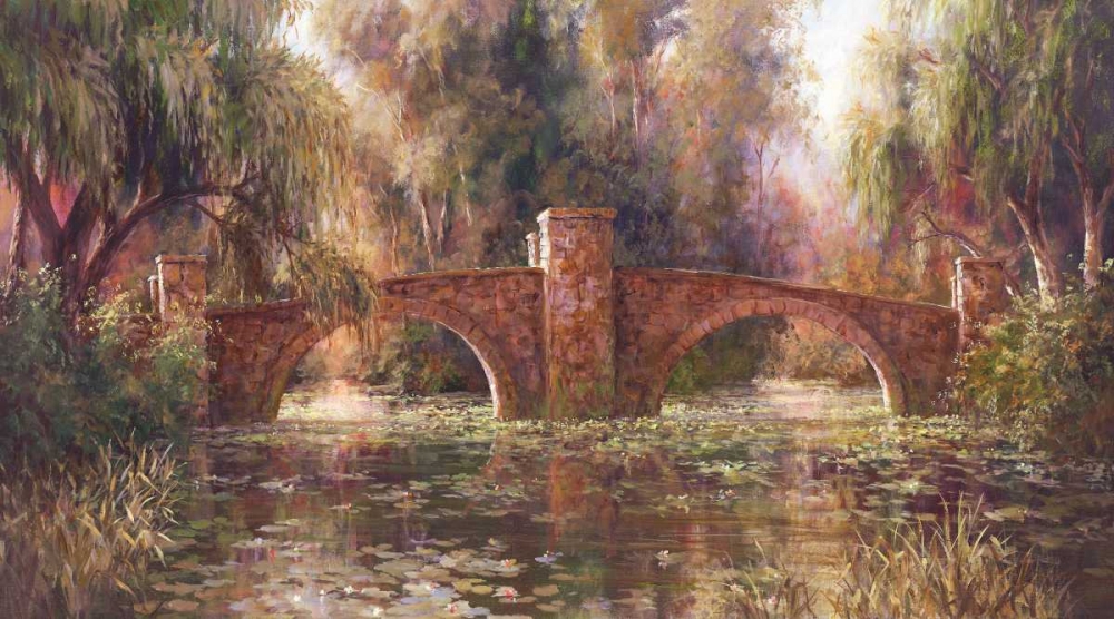 Willow Bridge art print by Art Fronckowiak for $57.95 CAD