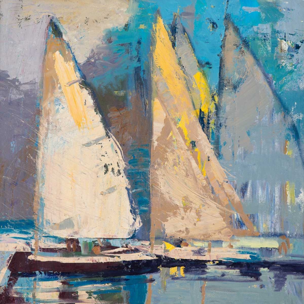 Breeze, Sail and Sky art print by Beth A. Forst for $57.95 CAD