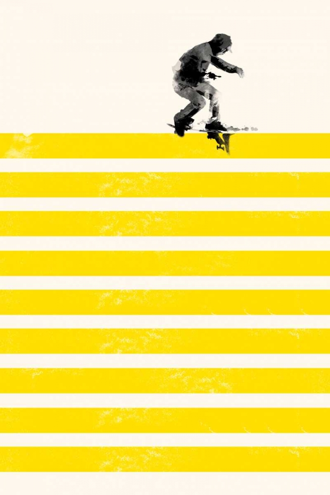 Slide in Stripes art print by Robert Farkas for $57.95 CAD