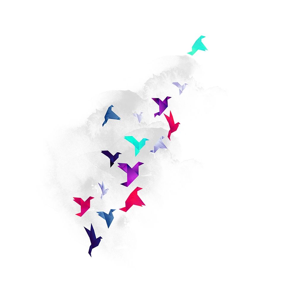 Paper Birds art print by Robert Farkas for $57.95 CAD