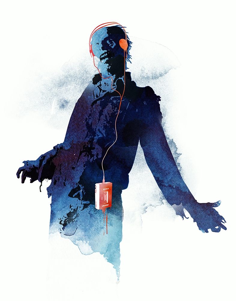 Walkman Dead art print by Robert Farkas for $57.95 CAD