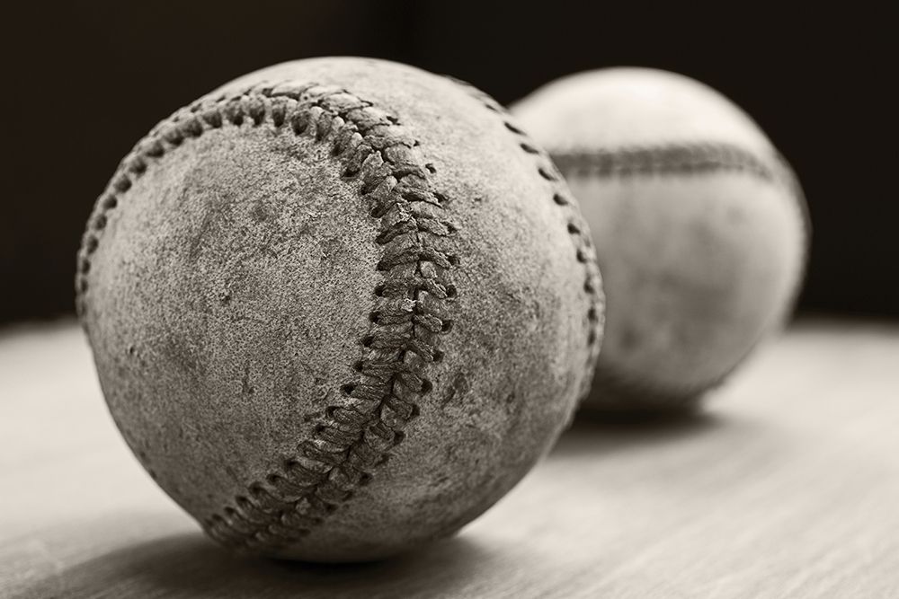 Old Baseballs art print by Edward M. Fielding for $57.95 CAD