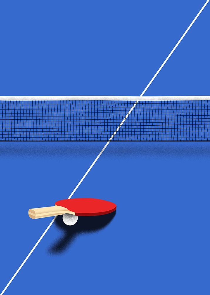 Pingpong art print by Robert Farkas for $57.95 CAD