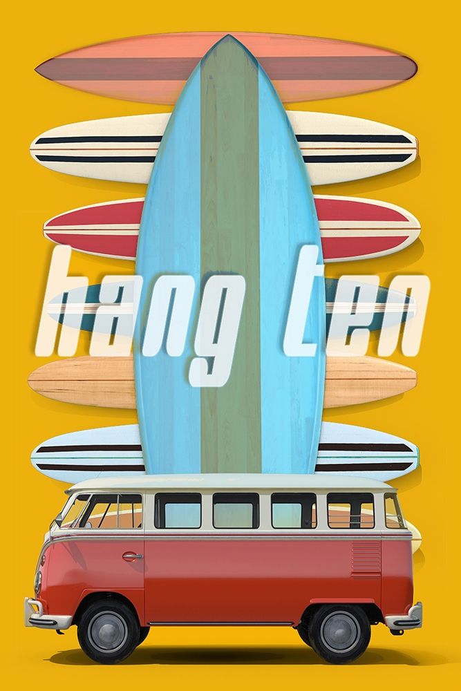 Hang Ten art print by Edward M. Fielding for $57.95 CAD
