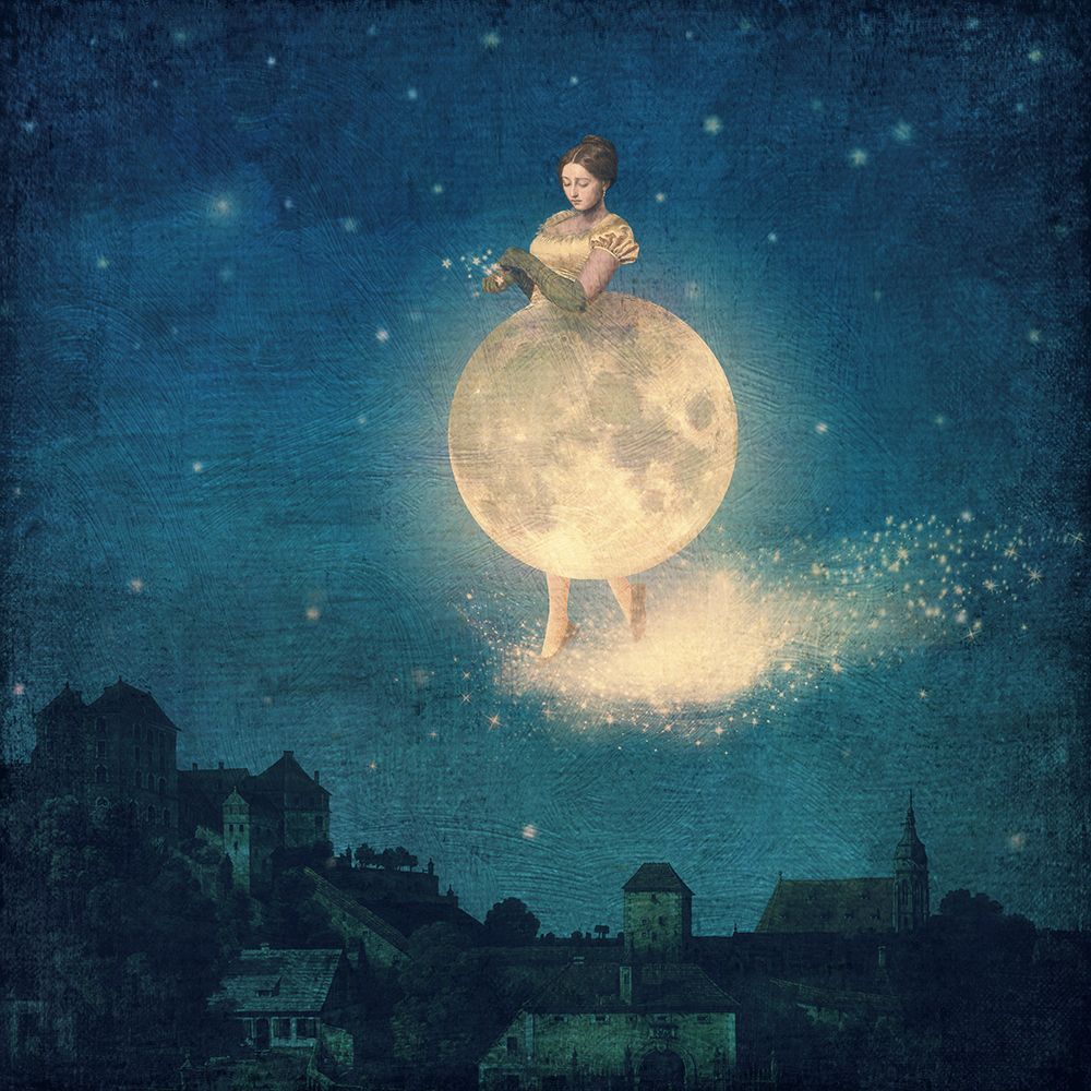 Shhh Lady Night is Coming art print by Paula Belle Flores for $57.95 CAD