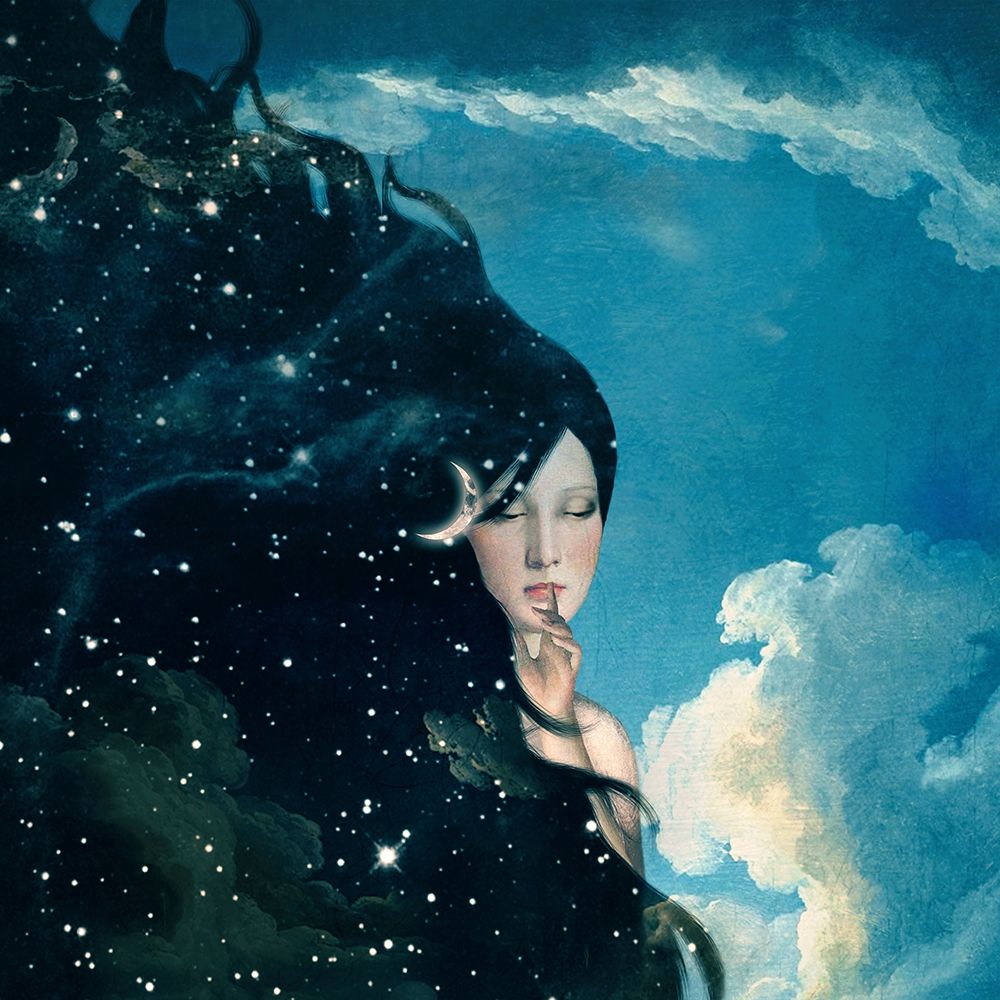 Lady Night art print by Paula Belle Flores for $57.95 CAD