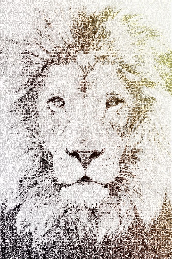 Lion art print by Paula Belle Flores for $57.95 CAD