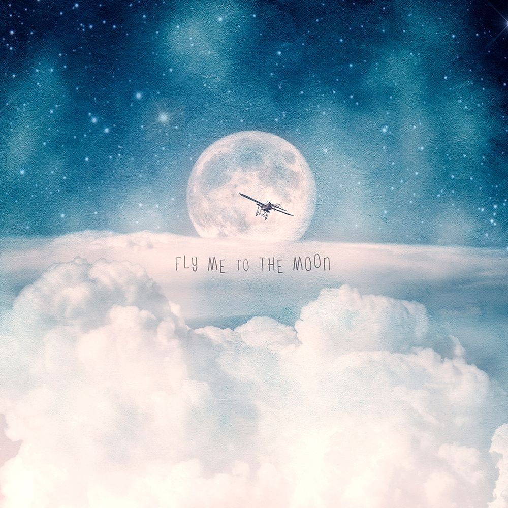 Moonrise Over the Clouds art print by Paula Belle Flores for $57.95 CAD