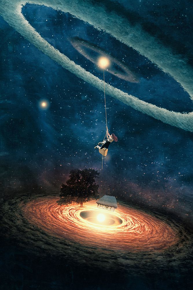 My Dream House in Another Galaxy art print by Paula Belle Flores for $57.95 CAD