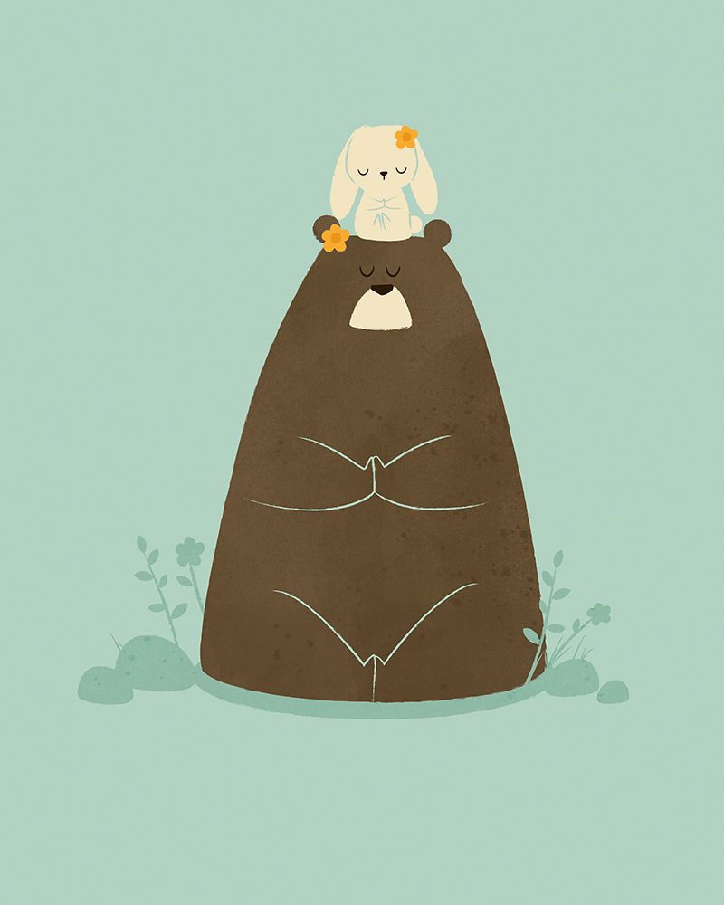 Namaste art print by Jay Fleck for $57.95 CAD