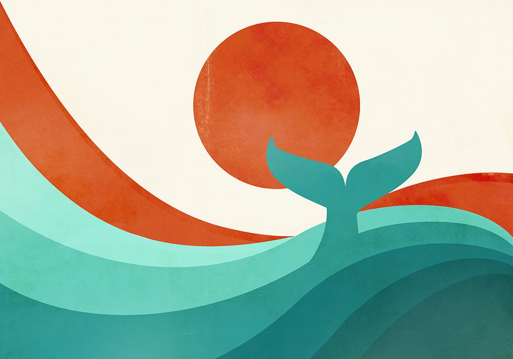 Wave (Day) art print by Jay Fleck for $57.95 CAD