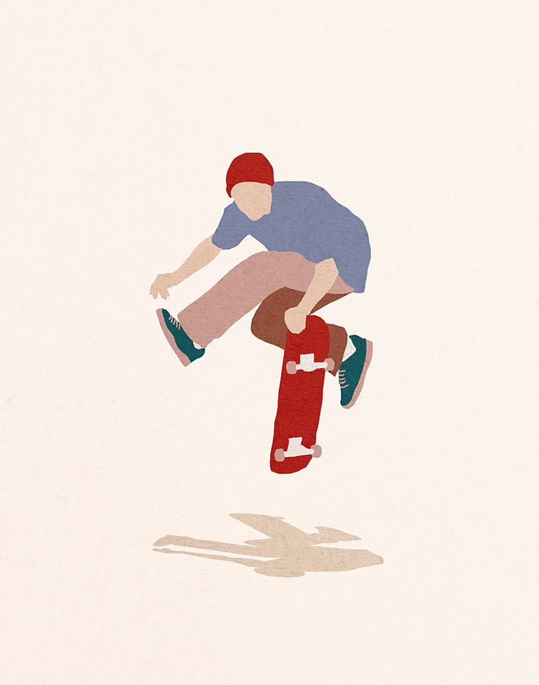Skate Airwalk art print by Robert Farkas for $57.95 CAD