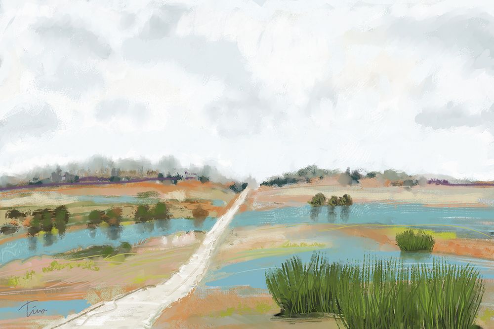 Lonely Road art print by Tina Finn for $57.95 CAD
