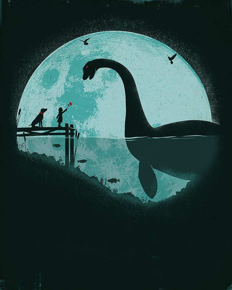 Encounter a Blue Moon art print by Jay Fleck for $57.95 CAD
