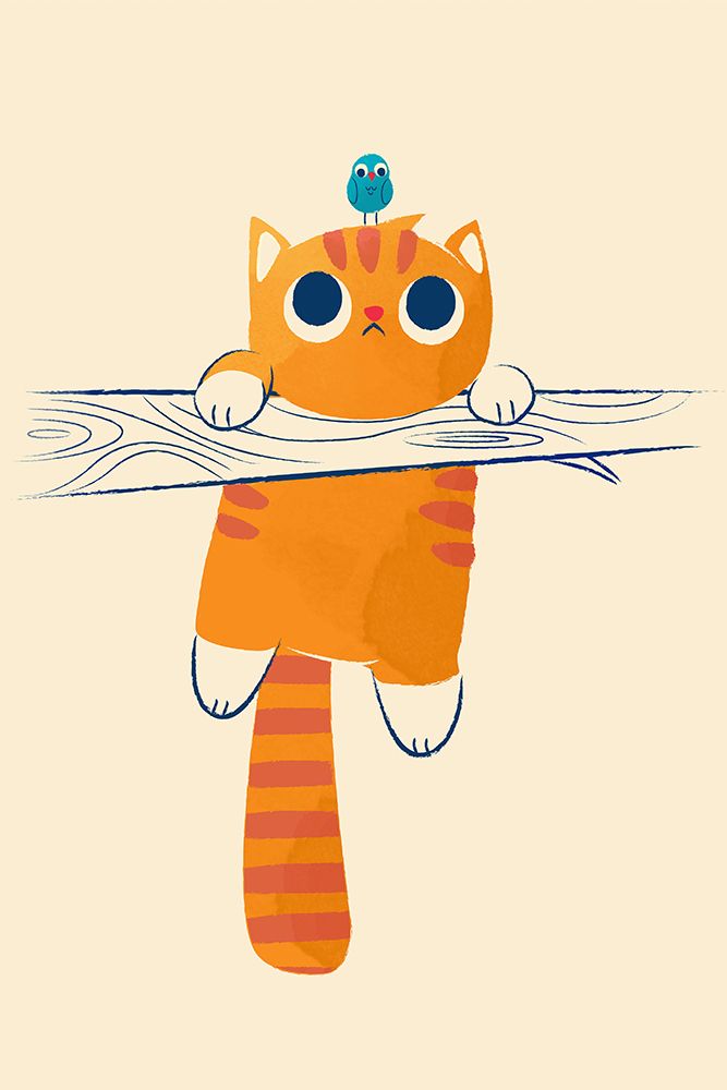 Fat Cat art print by Jay Fleck for $57.95 CAD