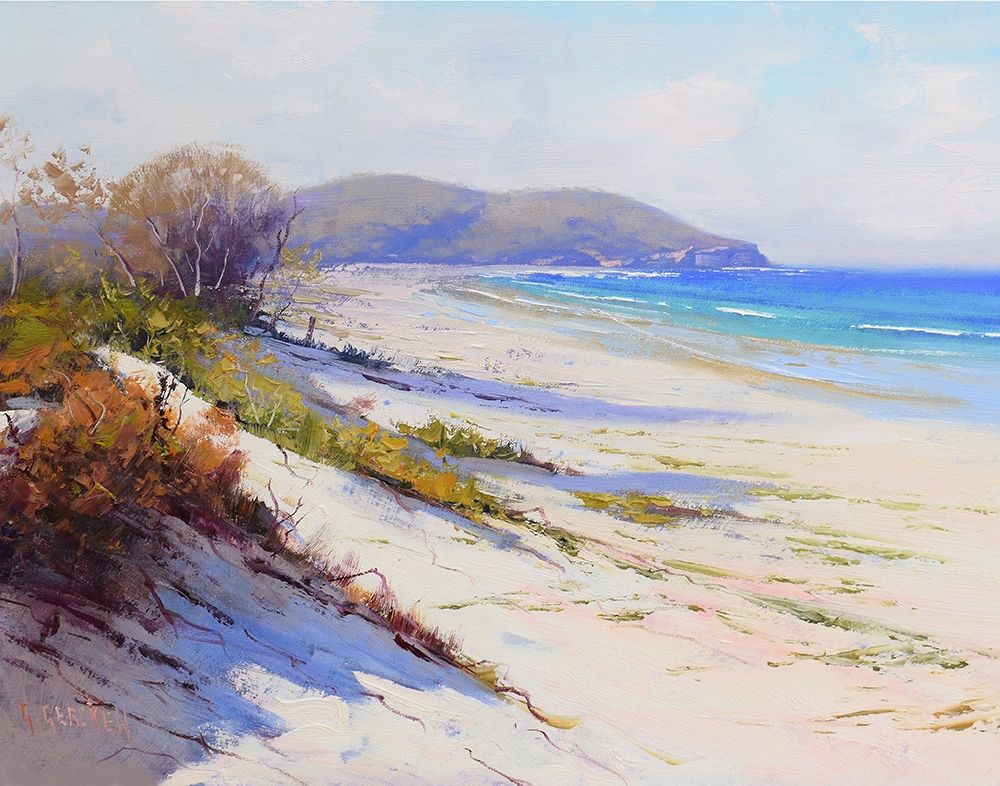 Port Stephans Beach Sands art print by Graham Gercken for $57.95 CAD