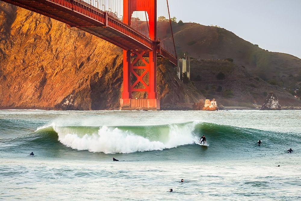 Golden Surf art print by Dave Gordon for $57.95 CAD