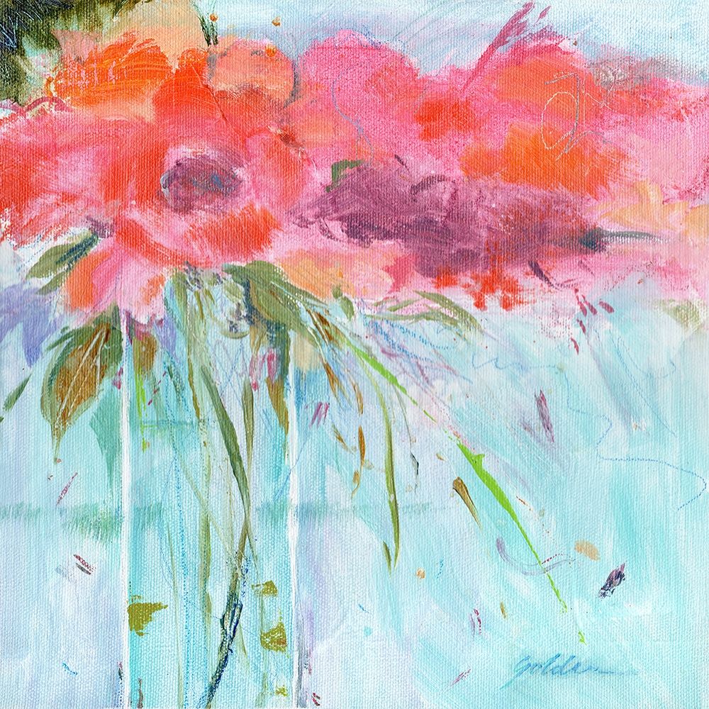 Heart Bouquet Composition art print by Sheila Golden for $57.95 CAD