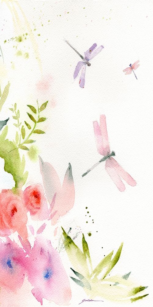 Flight of the Dragonfly #2 art print by Sheila Golden for $57.95 CAD