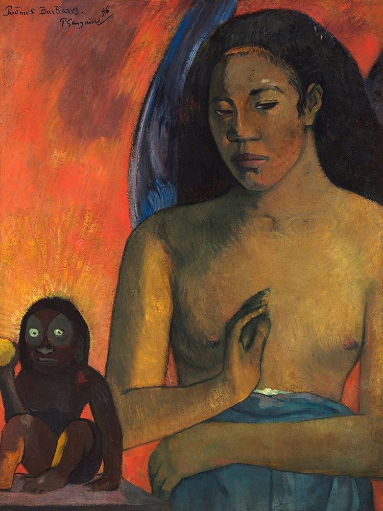 Barbarian Poems, 1896 art print by Paul Gauguin for $57.95 CAD