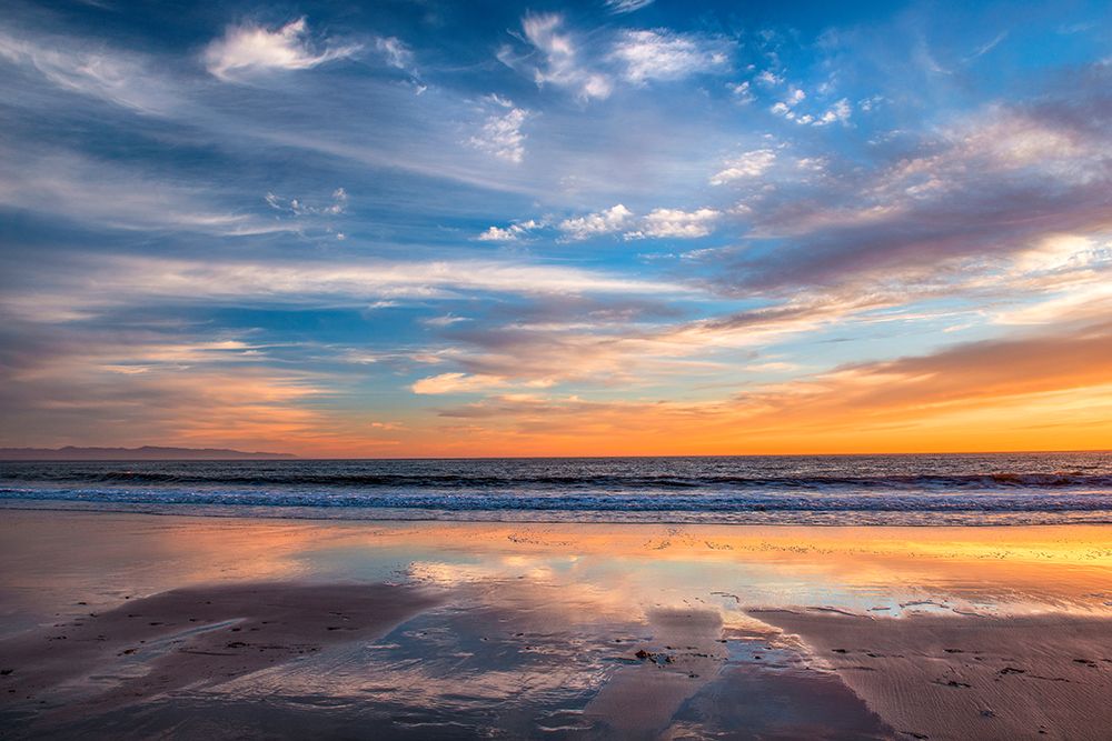 Cloud Reflections Twin Lakes Beach art print by John Gavrilis for $57.95 CAD