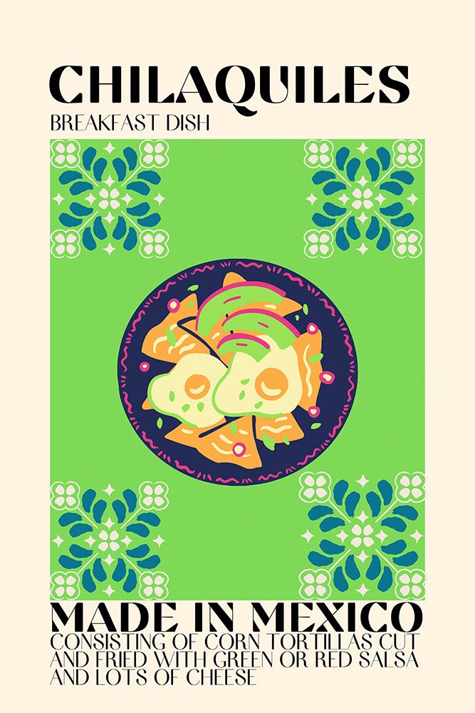 Chilaquilas art print by Gaec Studio for $57.95 CAD